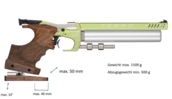 Auflage Luftpistole